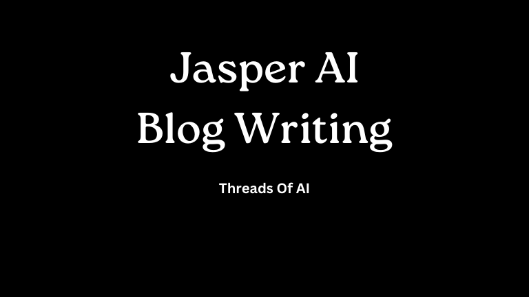 Jasper AI Blog Writing