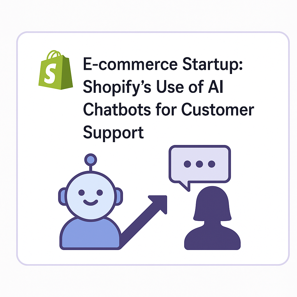 shopify use of AI chatbots for customer support